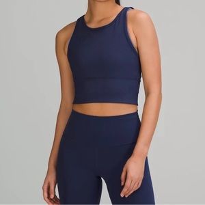 Lululemon Power Pivot Tank Top in True Navy